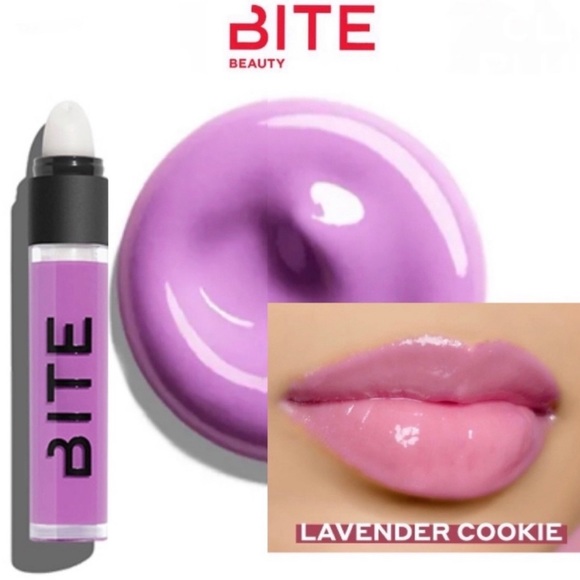 BITE BEAUTY Yaysayer Plumping Lip Gloss LAVENDER COOKIE - Picture 1 of 6
